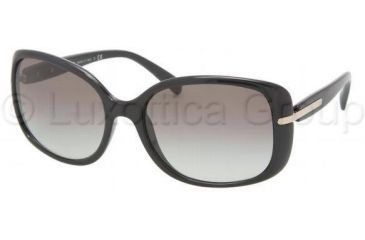 Image of Prada PR08OS Progressive Prescription Sunglasses PR08OS-1AB0A7-5717 - Frame Color Black, Lens Diameter 57 mm