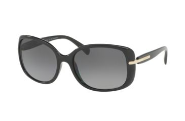 Image of Prada PR08OS Progressive Prescription Sunglasses, 57mm, Black, PR08OS-1AB5W1-57-PRO