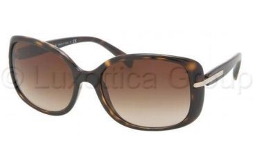 Image of Prada PR08OS Progressive Prescription Sunglasses PR08OS-2AU6S1-5717 - Lens Diameter 57 mm, Frame Color Havana