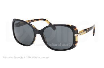 Image of Prada PR08OS Progressive Prescription Sunglasses PR08OS-NAI1A1-57 - Lens Diameter 57 mm, Frame Color Top Black/Medium Havana