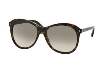 Image of Prada PR13RSF Sunglasses 2AU3D0-57 - Havana Frame, Grey Gradient Lenses