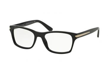 Image of Prada PR16SV Eyeglass Frames 1AB1O1-52 - Black Frame