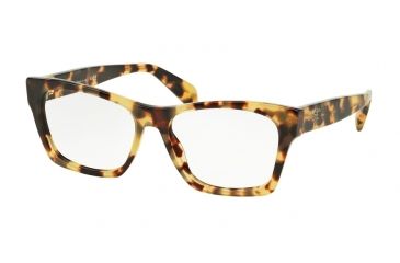 Image of Prada PR22SVF Eyeglass Frames 7S01O1-54 - Medium Havana Frame