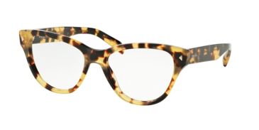 Image of Prada PR23SV Eyeglass Frames 7S01O1-52 - Medium Havana Frame