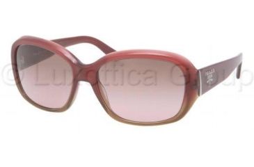 Image of Prada PR31NS Sunglasses EAE5P1-5816 - Bordeaux Gradient Brown Frame, Brown Gradient Lenses, 58mm Lens Diameter