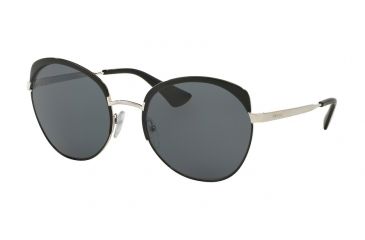 Image of Prada PR54SS Progressive Prescription Sunglasses PR54SS-7AX5Z1-59 - Lens Diameter 59 mm, Frame Color Black