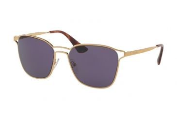 Image of Prada PR54TS Progressive Prescription Sunglasses PR54TS-7OE6O2-55 - Lens Diameter 55 mm, Frame Color Antique Gold