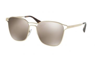 Image of Prada PR54TS Progressive Prescription Sunglasses PR54TS-ZVN1C0-55 - Lens Diameter 55 mm, Frame Color Pale Gold