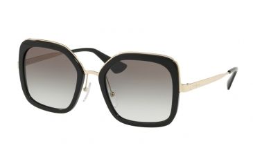 Image of Prada PR57US Progressive Prescription Sunglasses, 54mm, Black, PR57US-1AB0A7-54-PRO