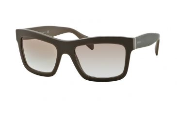 Image of PRADA LOGO PR25QS Single Vision Prescription Sunglasses PR25QS-TFV3E0-56 - Lens Diameter 56 mm, Frame Color Matte Opal Beige/matte Beige