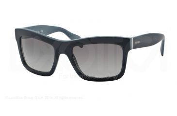 Image of PRADA LOGO PR25QS Single Vision Prescription Sunglasses PR25QS-TFW3E2-56 - Lens Diameter 56 mm, Frame Color Opal Matte Avio/matte Avio