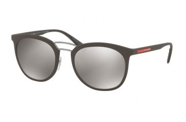 Image of Prada PS04SS Bifocal Prescription Sunglasses PS04SS-UB05K0-54 - Lens Diameter 54 mm, Frame Color Brown Rubber
