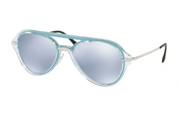 Image of Prada PS04TS Bifocal Prescription Sunglasses PS04TS-0P85Q0-57 - Lens Diameter 57 mm, Frame Color Azure