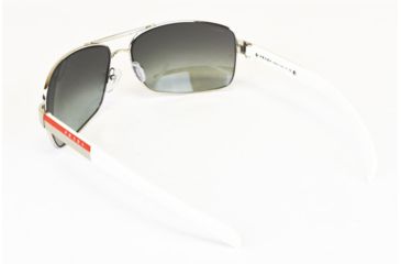 Image of Prada PS54IS Progressive Prescription Sunglasses PS54IS-1BC3M1-6514 - Frame Color Silver, Lens Diameter 65 mm