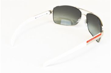 Image of Prada PS54IS Progressive Prescription Sunglasses PS54IS-1BC3M1-6514 - Frame Color Silver, Lens Diameter 65 mm