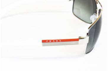 Image of Prada PS54IS Progressive Prescription Sunglasses PS54IS-1BC3M1-6514 - Frame Color Silver, Lens Diameter 65 mm