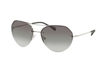 Image of Prada PS57RS Progressive Prescription Sunglasses PS57RS-1BC0A7-59 - Lens Diameter 59 mm, Frame Color Silver