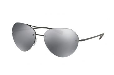 Image of Prada PS57RS Progressive Prescription Sunglasses PS57RS-7AX5L0-59 - Lens Diameter 59 mm, Frame Color Black