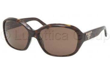 Image of Prada Bifocal Sunglasses PR10MS with Lined Bi-Focal Rx Prescription Lenses PR10MS-2AU8C1-5916 - Lens Diameter: 59 mm, Frame Color: Havana