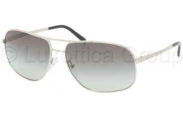 Image of Prada Sunglasses PR53MS 1BC3M1-6114 - Silver Crystal Gray Gradient