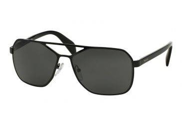 Image of Prada TYPE PR54RS Sunglasses 7AX1A1-60 - Black Frame, Grey Lenses