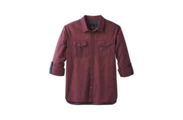 Image of prAna Chapland Long Sleeve Shirt - Mens, Mulled Wine, Medium, M23181368-MUWI-M