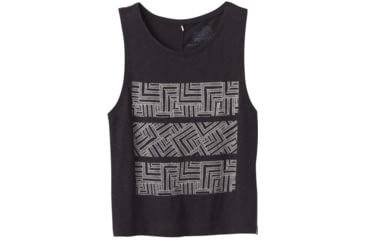 Image of prAna Chez Tank - Womens, Black Right Angles, Large, W11202037-BKRA-L
