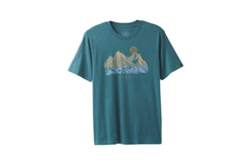 Image of prAna Coronado T-Shirt - Mens, Deep Balsam Heather, Medium, M13181432-DMHT-M