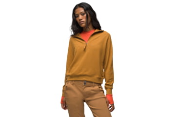 Image of prAna Cozy Up Pullover - Womens, Spiced Heather, Extra Small, 2046111-200-XS