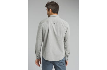 Image of prAna Dilettante Long Sleeve Slim Shirt - Mens, Cargo Green, Large, M23180492-CAGR-L