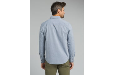 Image of prAna Dilettante Long Sleeve Slim Shirt - Mens, Nautical, Large, M23180492-NAU-L