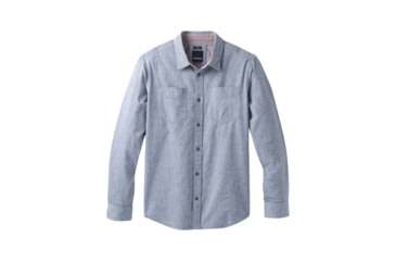 Image of prAna Dilettante Long Sleeve Slim Shirt - Mens, Nautical, Large, M23180492-NAU-L