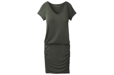 Image of prAna Foundation Dress - Women's, Forest Green Heather, Extra Small, W31180370-FGHT-XS