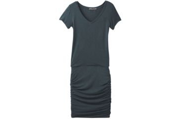 Image of prAna Foundation Dress - Womens, Grey Blue Heather, Medium, W31180370-GBHT-M