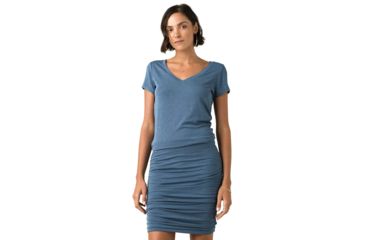Image of prAna Foundation Dress - Womens, Nickel Heather, Large, W31180370-NIHT-L