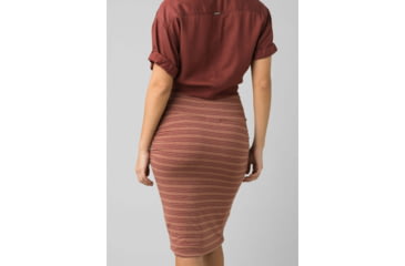 Image of prAna Foundation Skirt - Womens, Vino Heather Stripe, Medium, W31202122-VIHS-M