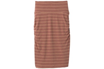 Image of prAna Foundation Skirt - Womens, Vino Heather Stripe, Medium, W31202122-VIHS-M