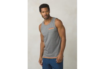 Image of Prana Garrity Tank Mens, Gravel Heather, Small, M11181404-GRHT-S