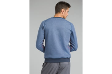 Image of prAna Halgren Urban Long Sleeve Crew T-Shirt - Mens, Equinox Blue Heather, XXLarge, M21181411-EBHT-XXL