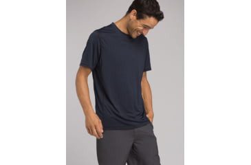 Image of prAna Hardesty Shirt - Mens, Black Stripe, Large, M11170402 -979-L