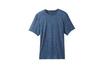Image of prAna Hardesty Short Sleeve Mens, Sunbleached Blue Stripe, Small, M11170402-SBBS-S