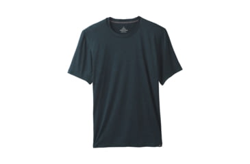 Image of prAna Hardesty Short Sleeve T-Shirt - Mens, Highland Green Stripe, Large, M11170402-HGST-L