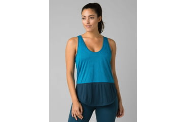 Image of prAna Lagos Tank - Womens, Tropic Blue, Medium, W11202042-TOBL-M