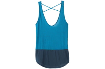 Image of prAna Lagos Tank - Womens, Tropic Blue, Medium, W11202042-TOBL-M