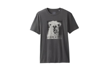 Image of prAna Llama'ste Journeyman Tee - Men's, Charcoal Heather, Large, M11180480-CCHT-L