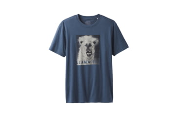 Image of prAna Llama'ste Journeyman Tee - Men's, Denim Heather, X-Large, M11180480-DEHT-XL