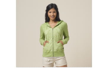 Image of prAna Mandie Hoodie - Women's-Spinach Paisley-Small
