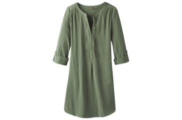 Image of prAna Natassa Dress Womens, Forest Green, Small, W31180487-FOGR-S