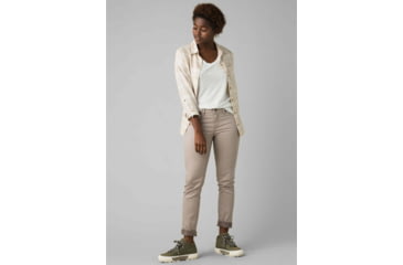 Image of prAna Percy Top - Womens, Ashy Plaid, Medium, W21180493-ASPD-M