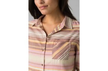 Image of prAna Percy Top - Womens, Stone Stripe, Extra Small, W21180493-SXST-XS